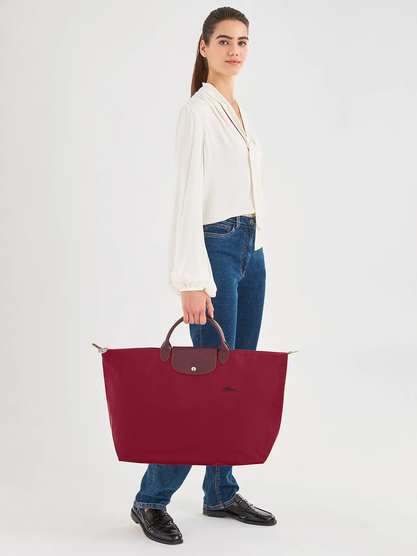 LONGCHAMP | Le Pliage Green Reisetasche Small, Fir | rot